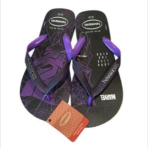 Havaianas Men's Marvel Flip Flops size 9/10 made in Brazil